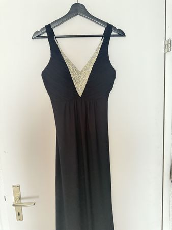 Schwarzes Abendkleid, Gr. 40, festlich, neuwertig!