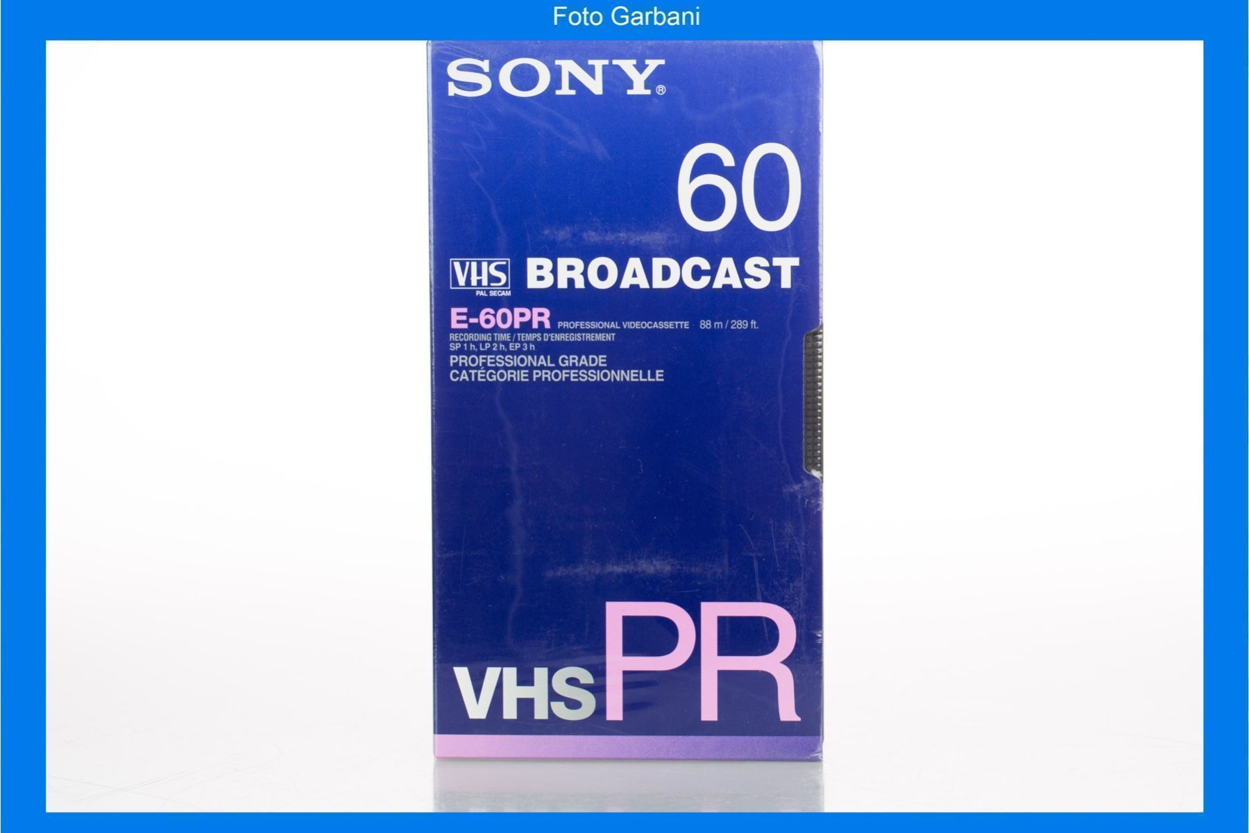 Cassette vuote: Sony VHS 60 Broadcast E-60PR – Nuovo e nell'imballaggio originale da Muralto venduto da FotoGarbani