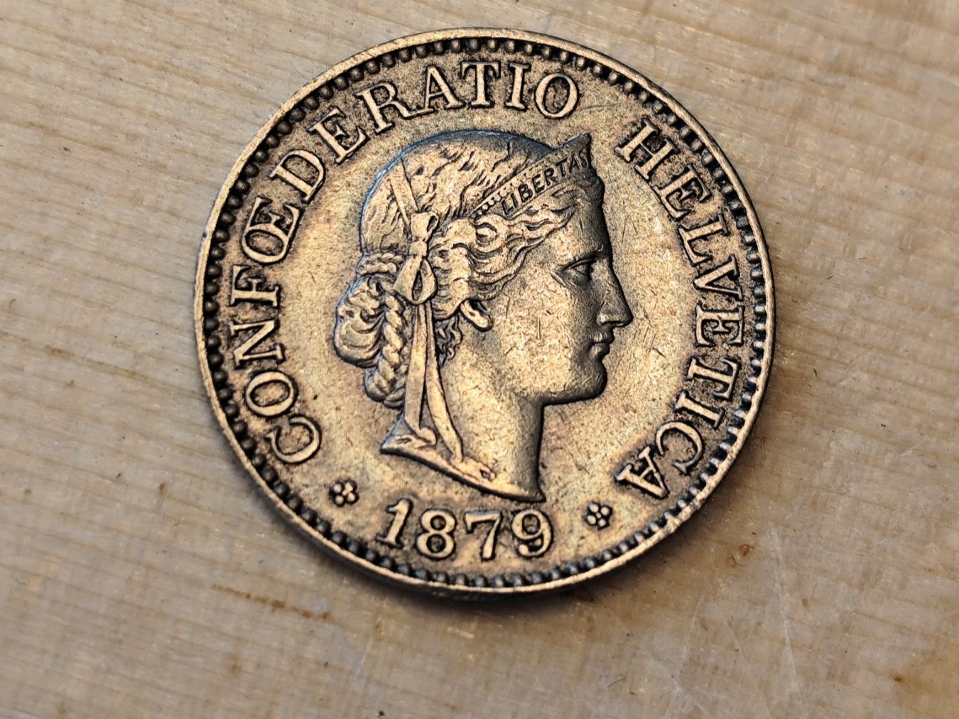 Alle Münzen: ==> 10Rp 1879 ss <== – Gebraucht aus Bern von b.man_is_back