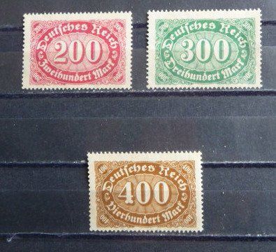 Tutti i francobolli: 1921 Deutsches Reich ungebraucht – Usato da Horgen venduto da FIR-2008