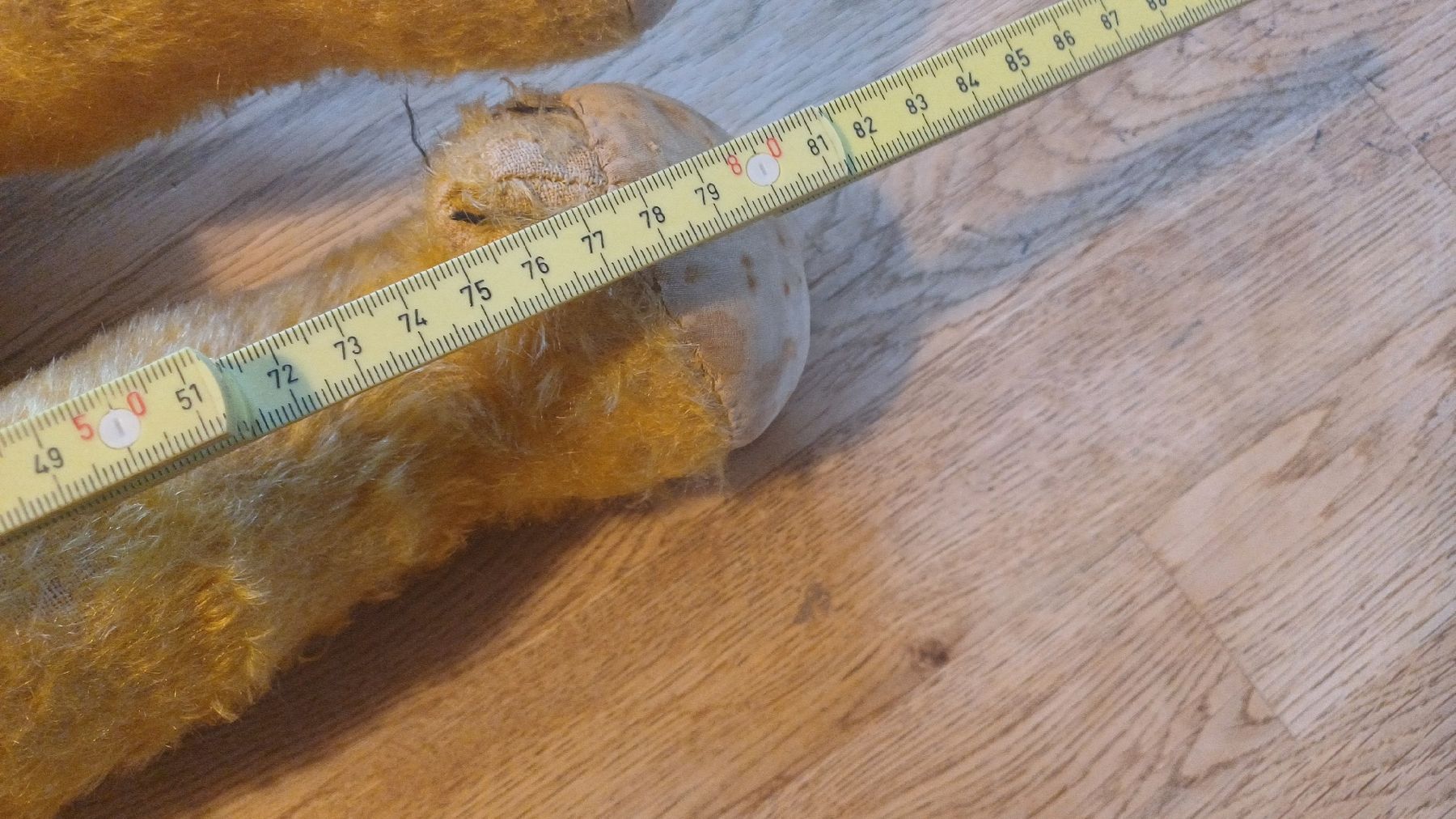 Teddy Hermann Giocattoli: Grosser Antiker Teddybär 80 cm – Usato da Flawil venduto da Naphtali 8