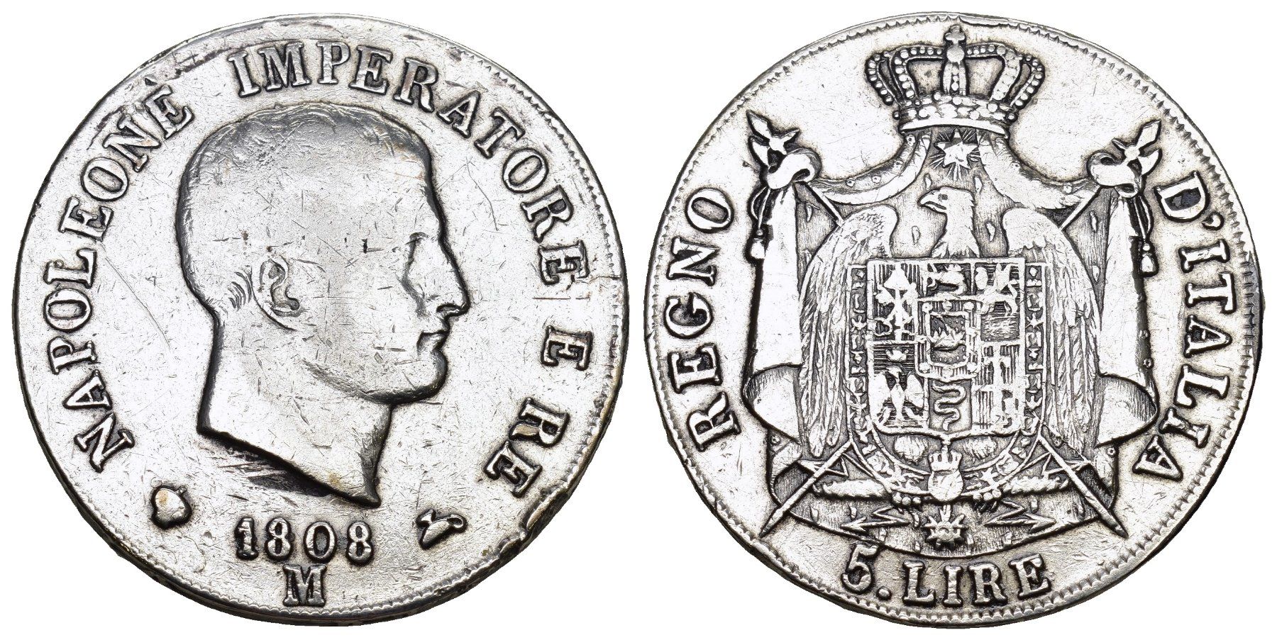 Tutti le monete: Lucca 1807 – Usato da Bern venduto da numismatictops