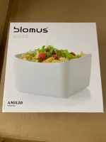 Schale Blomus Amilio weiss quadratisch neu in OVP