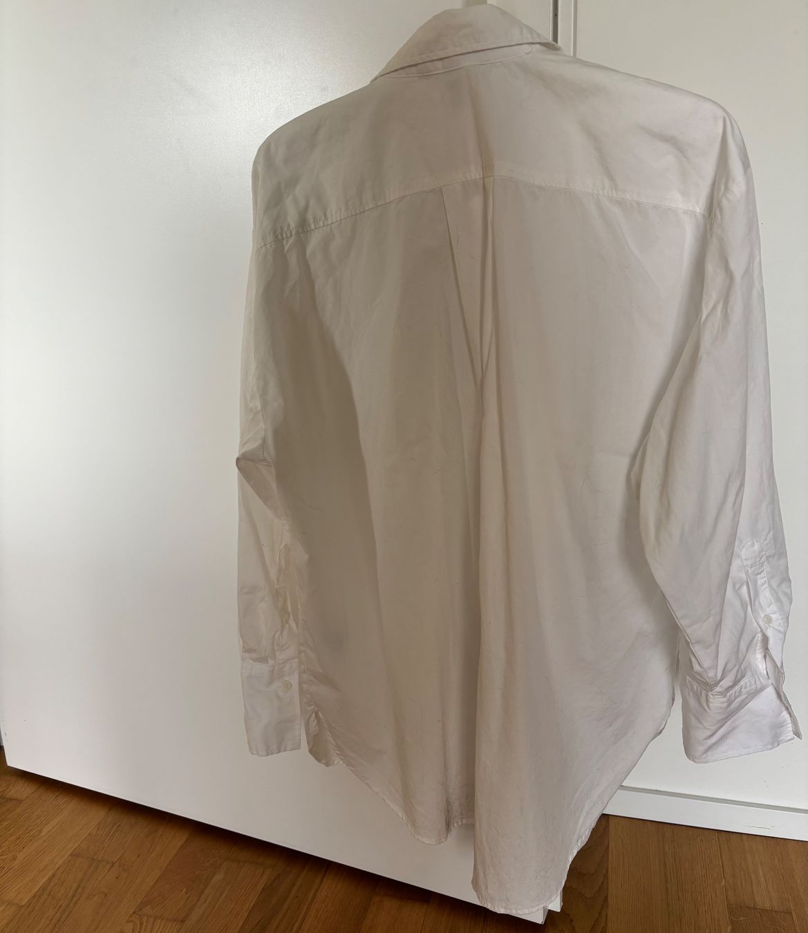H&M Camicette: H&M Oversize Hemdbluse Weiss – Grösse S – Usato da Winkel venduto da masrisa 1