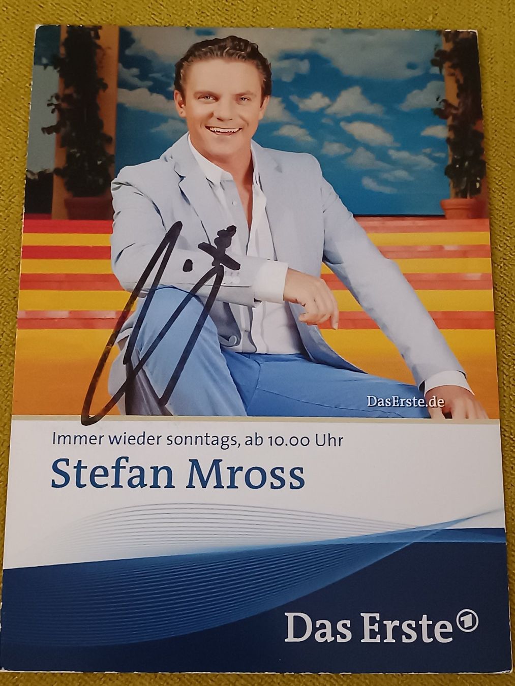 Autografi: Stefan Mross - handsigniert – Usato da Menziken venduto da Autogramme