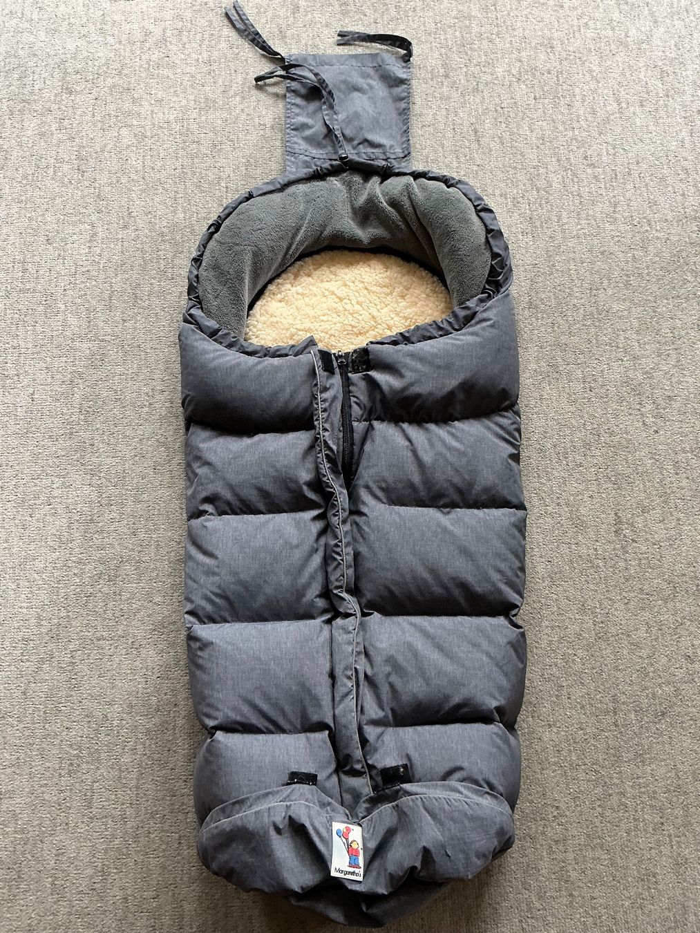 Sacchi a pelo: Fusssack Daunen grau mit Lammfell , – Usato da Jona venduto da Jancy60