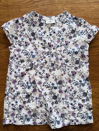 Tom Tailor Bluse Gr. 104/110 Top Zustand Blumenmuster!