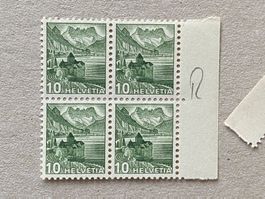286RM, postfrisch, Viererblock