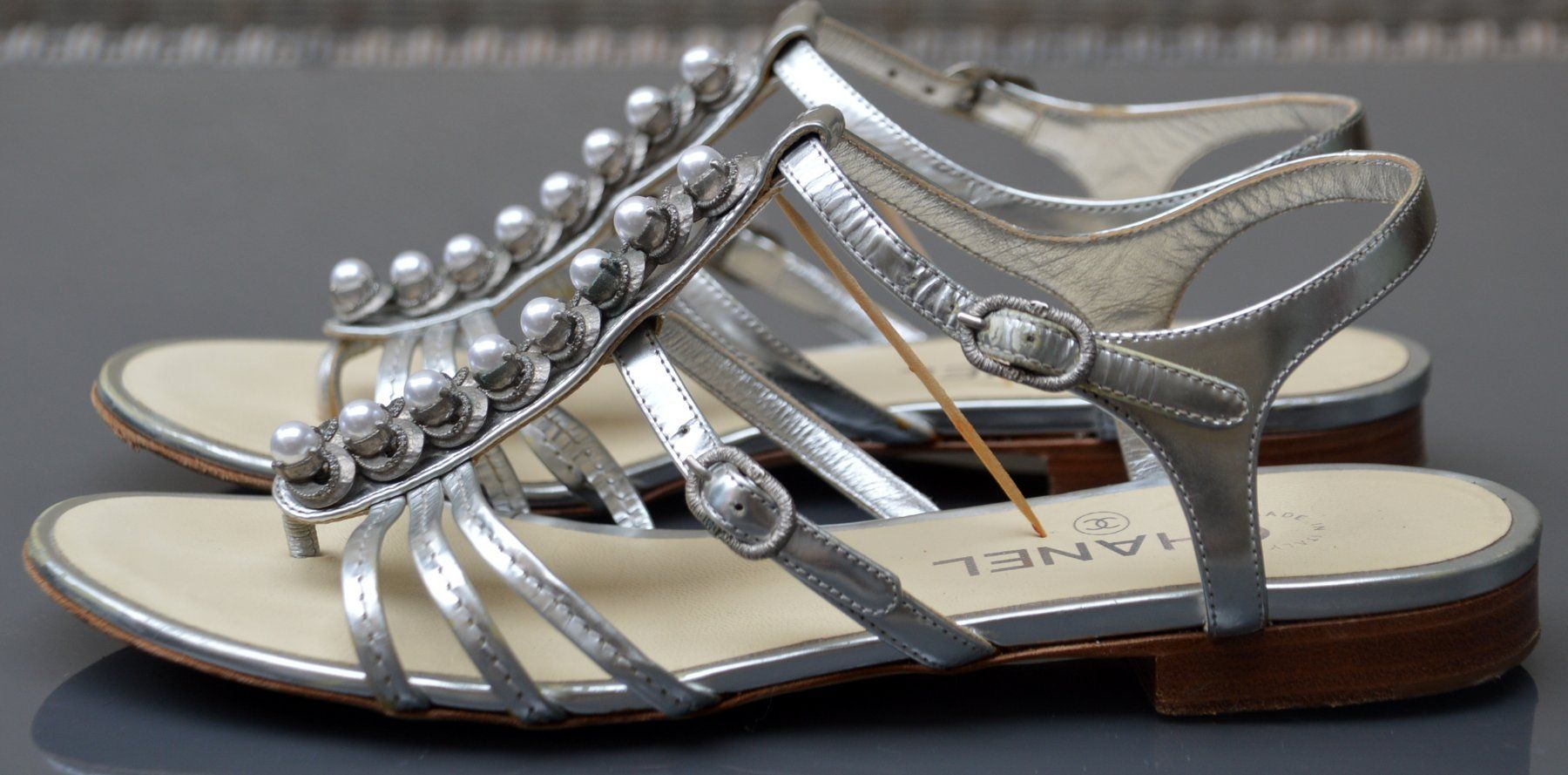 Chanel Scarpe da donna: Sandalen Chanel sandales .39 – Usato da Collonges venduto da Auganien 3