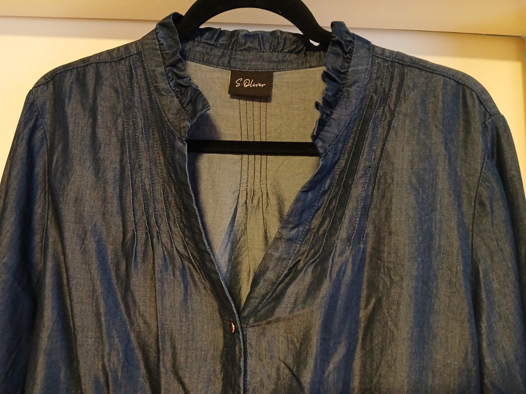 S.Oliver Camicette: Bluse blau sOliver Gr 42 L bis XL – Nuovo (secondo la descrizione) da Zürich venduto da ast_8nph 1