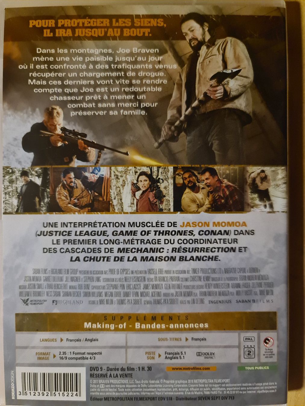 Alle DVDs: Jason Momoa - BRAVEN - Action-DVD – Gebraucht aus Dintikon von Vexi 1