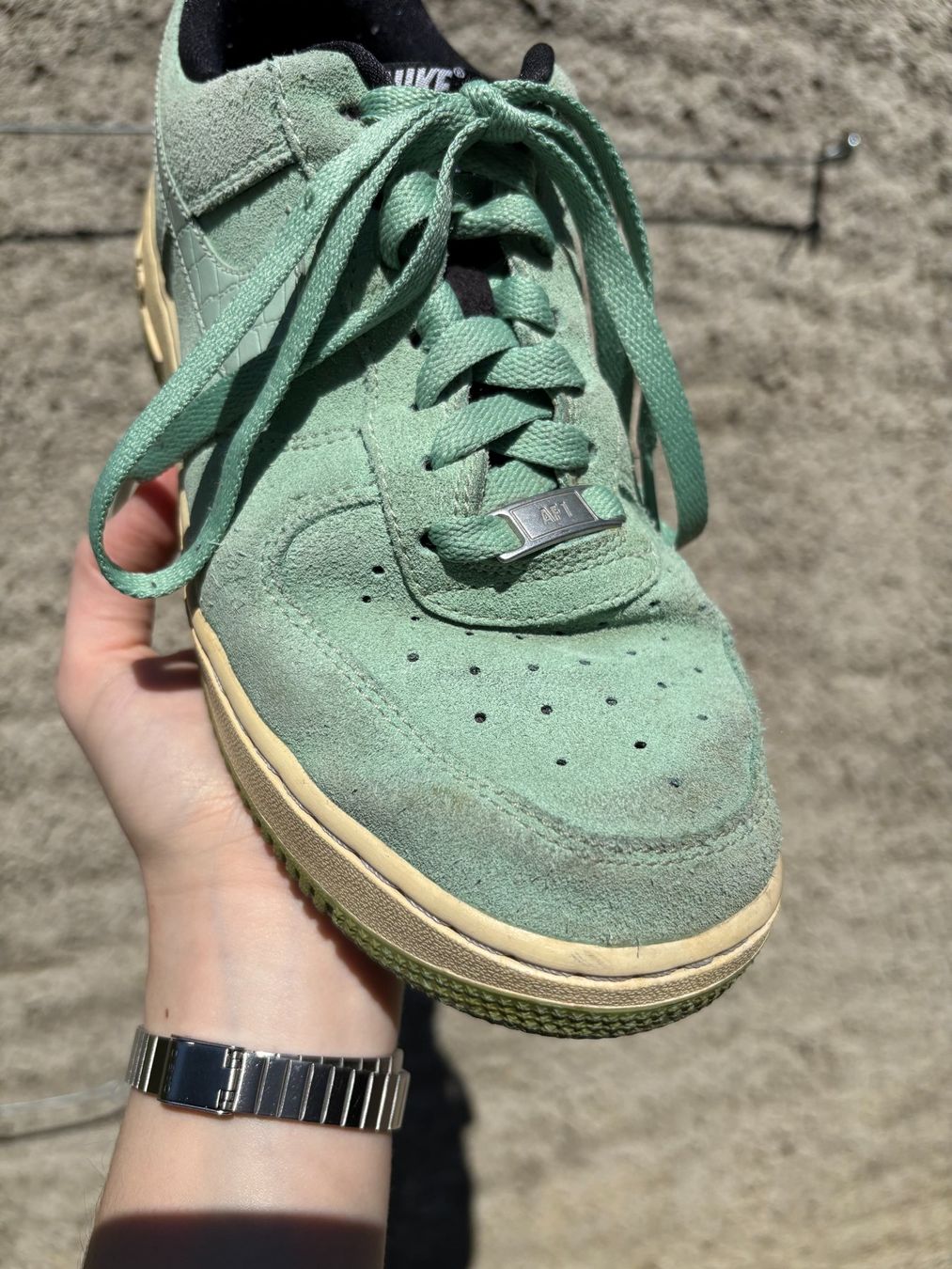 Nike Scarpe da donna: Nike AF1 Airforce 1 mint wildleder – Usato da Wittnau venduto da cel_j8w9 5