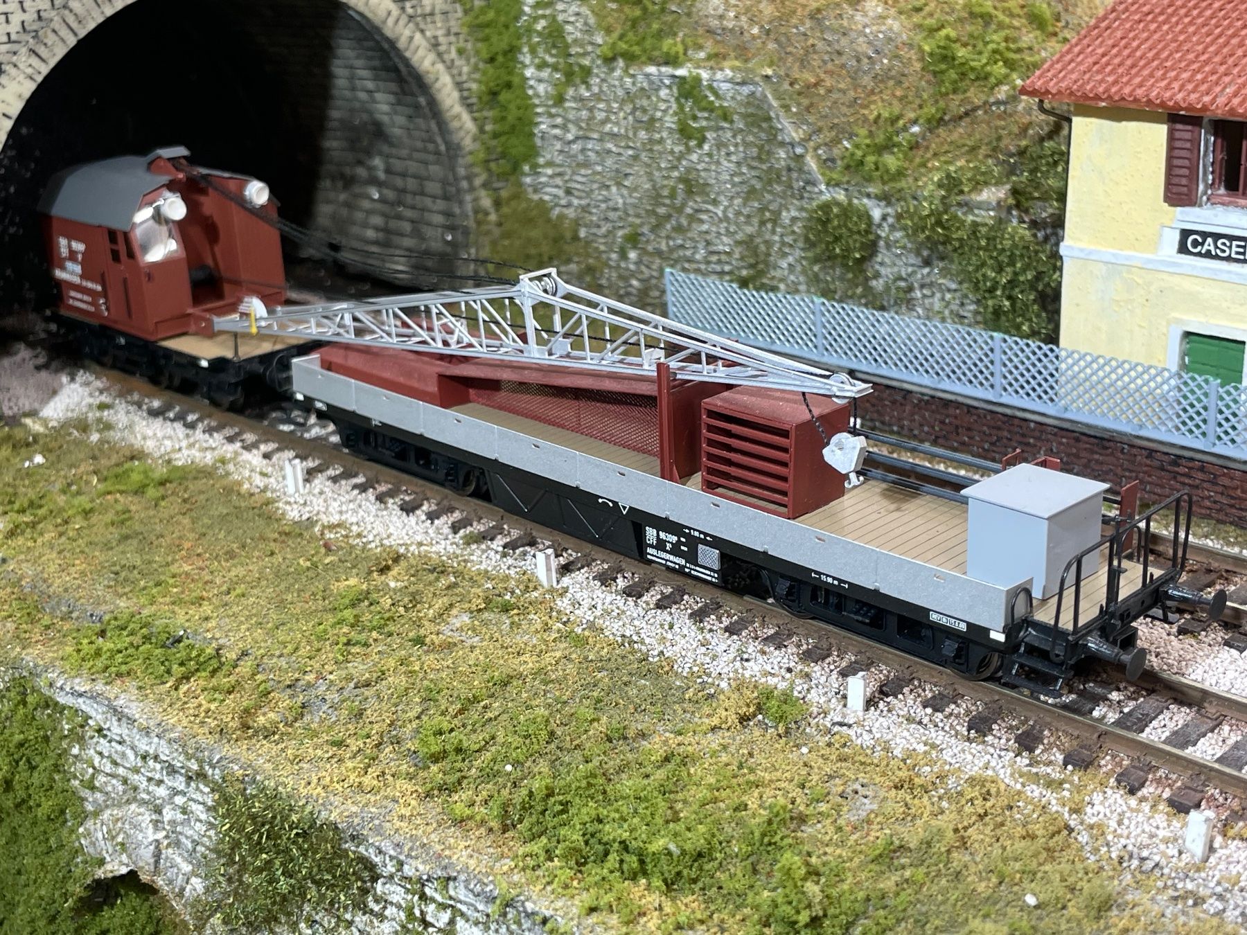 Born Modellini di ferrovie: Born Baukran - Set – Nuovo (secondo la descrizione) da Krummenau venduto da ferrotech 2