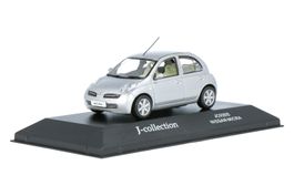 Nissan Micra III Phase I 2003-2005 silber met.      1:43