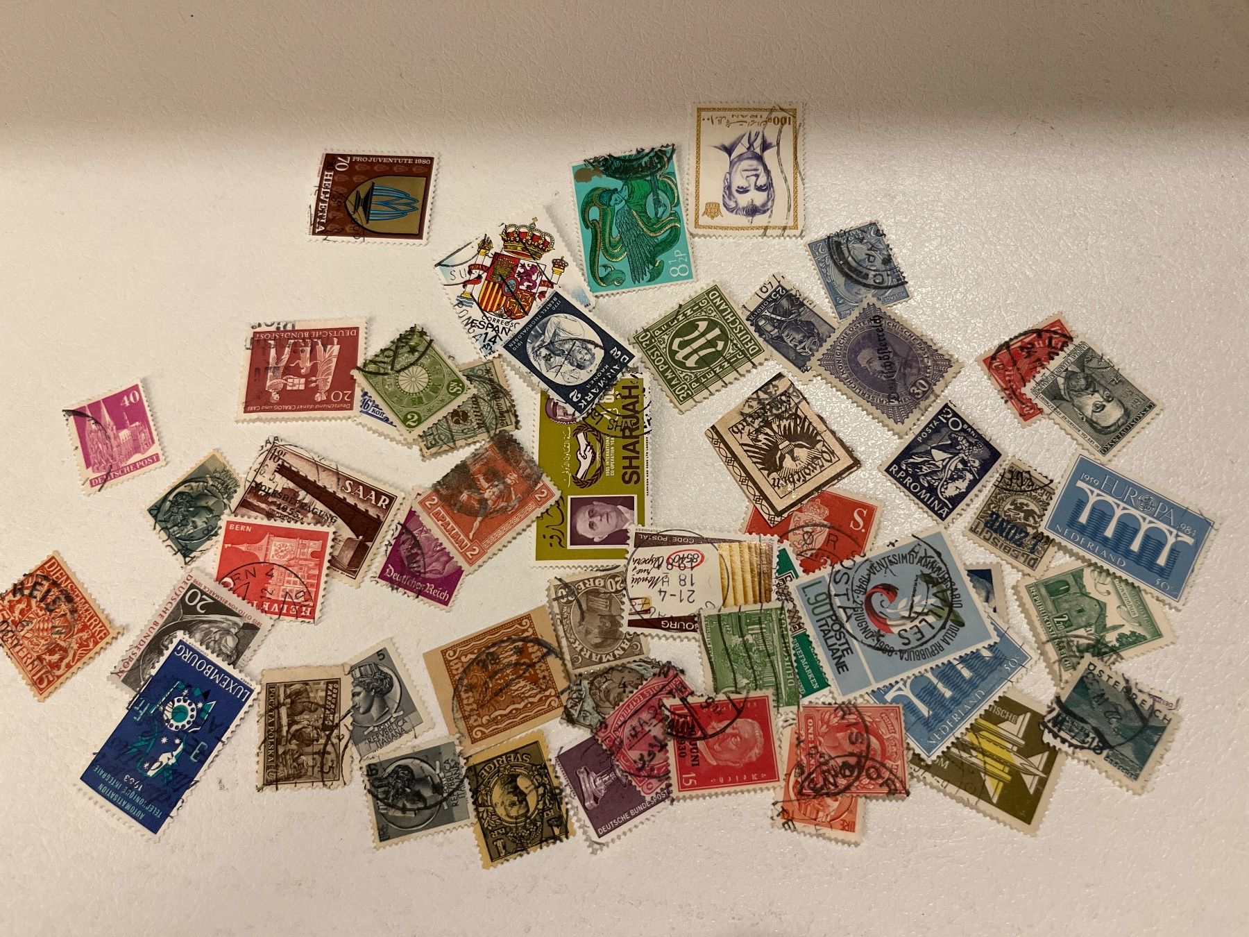Alle Briefmarken: Lot 32: Lot mit mix Briefmarke – Gebraucht aus Chiasso von AzenYa 1