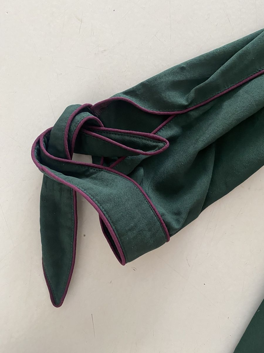 Vestiti: Kleid grün mit lila Ränder – Usato da Basel venduto da riesther 5