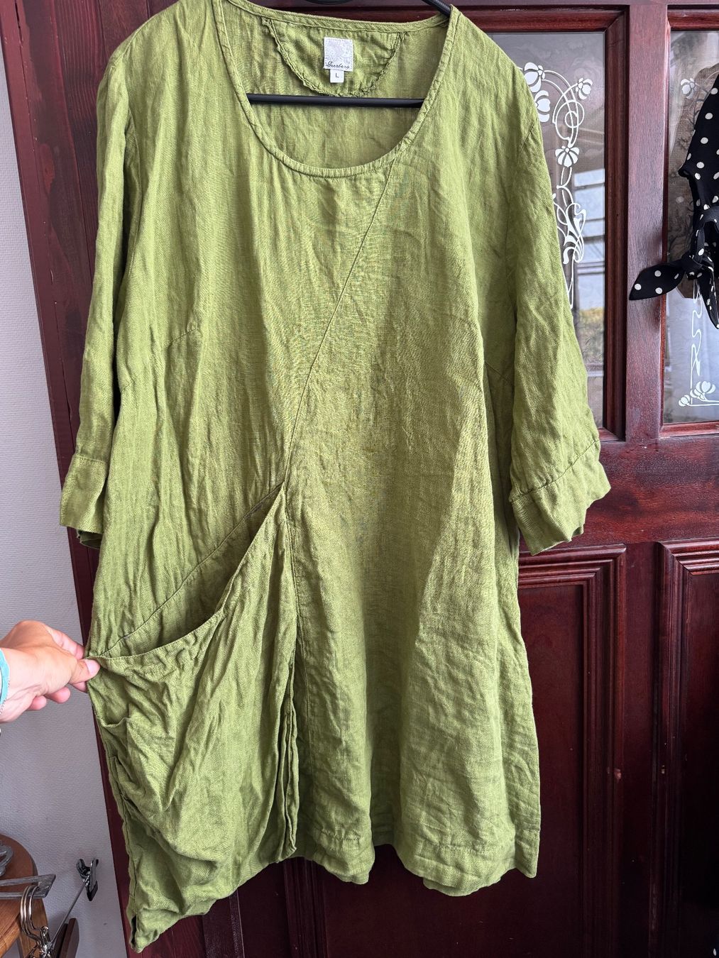 Deerberg Vestiti: Deerberg Leinenkleid 100% Leinen – Usato da Obfelden venduto da cesarina10 1