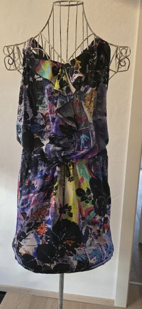 Patrizia Pepe Seidenkleid, Grösse 42, Sommerlich & Leicht,