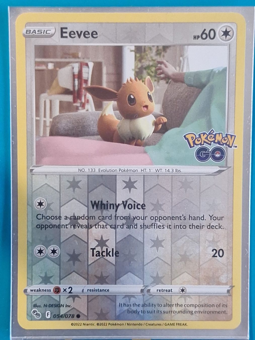 Pokémon Carte collezionabili: Eevee Evoli - Reverse Holo - Pokemon GO #2.10 – Usato da Altstätten SG venduto da GGsGameshop
