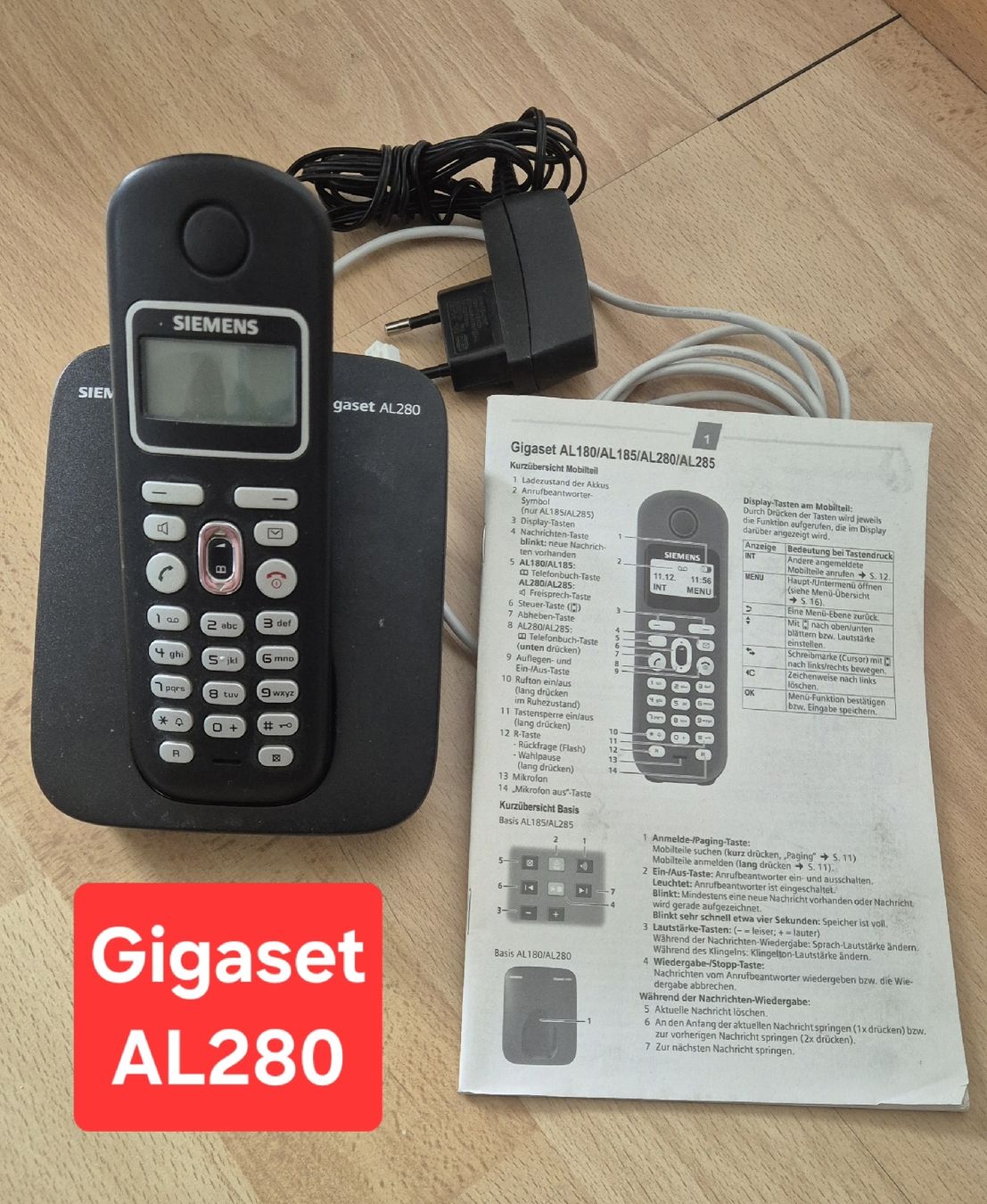 Siemens Telefoni: Siemens Gigaset AL280 – Usato da Winterthur venduto da Activ-since-2006