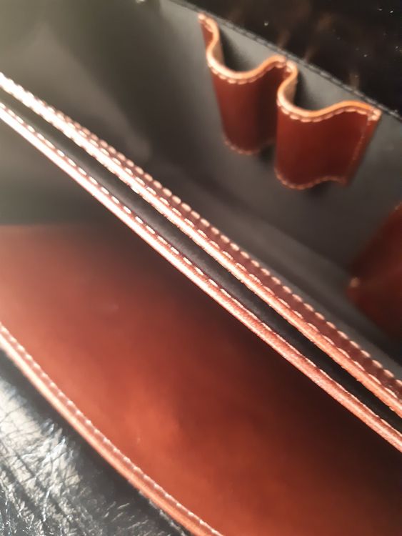 Borse da donna: TORBE Elegante Ledertasche schwarz/braun  Topzustand – Nuovo (secondo la descrizione) da Volketswil venduto da Pitasch 1