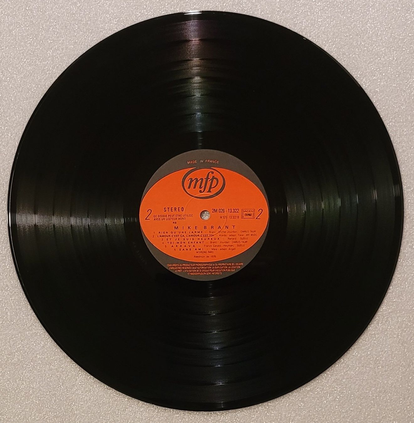 Dischi in vinile: Mike Brant von 1976 – Usato da Zürich venduto da Avd 2