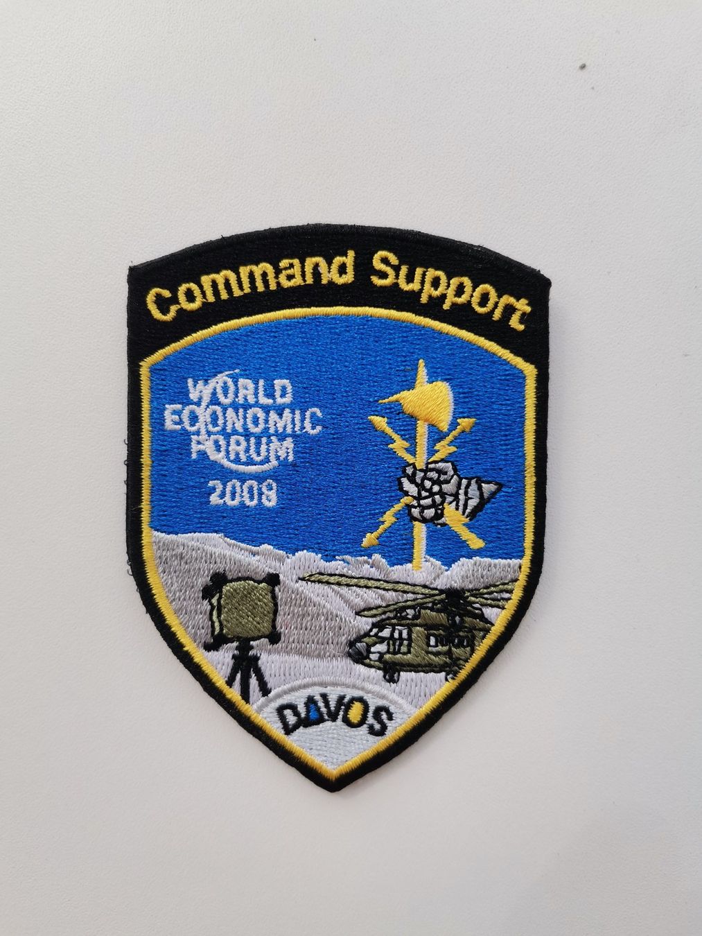 Armée suisse Plaquettes & Badges: Badges WEF Command Support 2008 – Neuf (Voir description) à Leytron par fab_rxn7