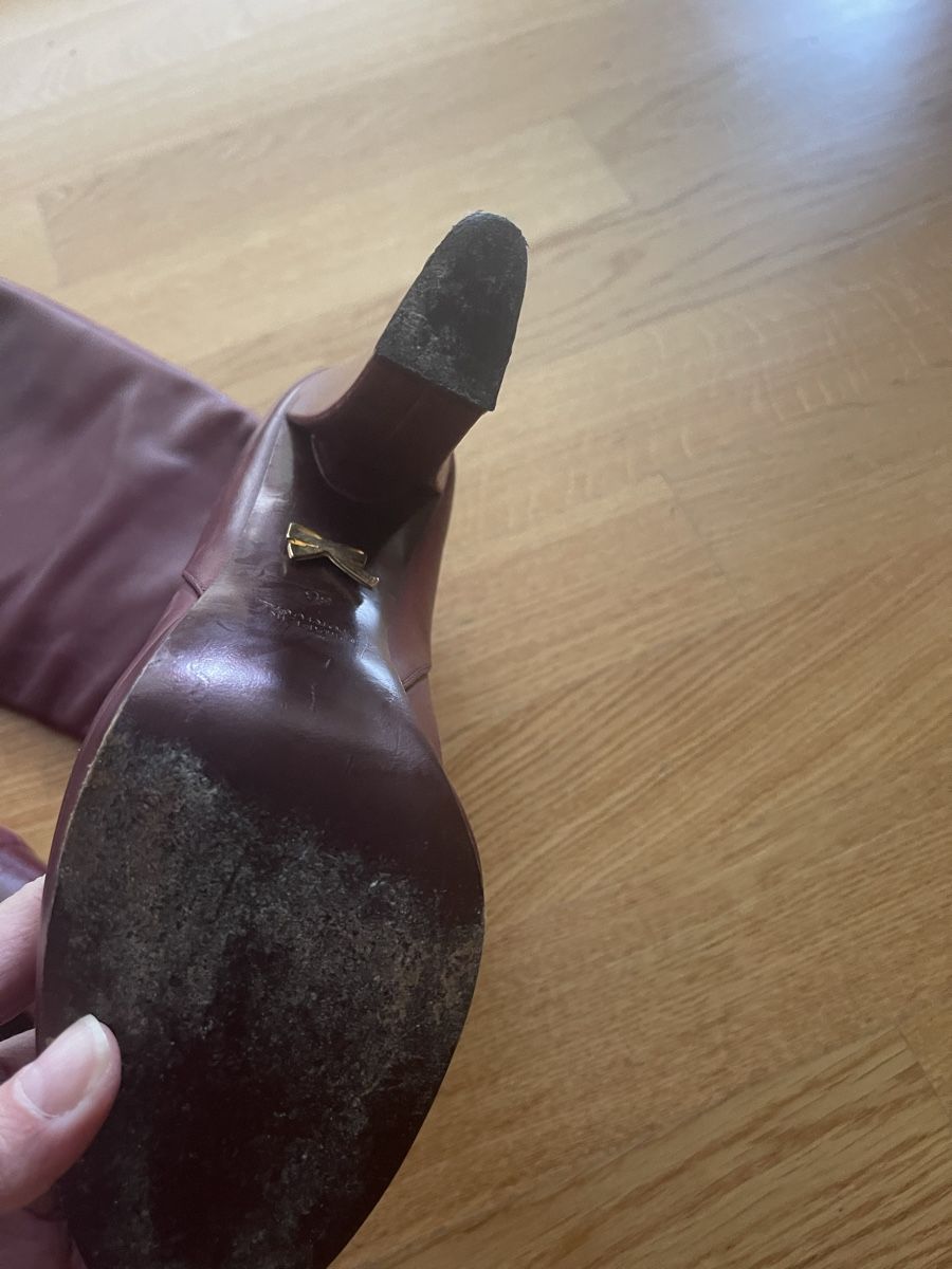 Scarpe da donna: Stiefel Leder Absatzschuhe Gr. 36-37 – Usato da Rüschlikon venduto da leo_mwz2 8