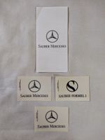 SAUBER MERCEDES FORMEL 1 ** STICKER ** BESTELLKARTE **