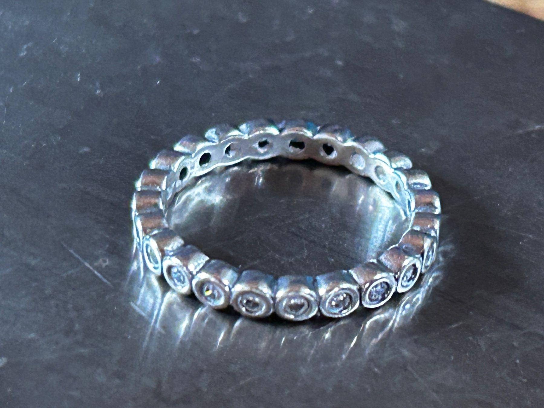 Ringe: Silberring weisser Kranz (52) – Gebraucht aus Laufen von Bellebellezza 6
