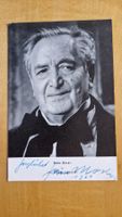 Hans Moser, Original Autogramm auf Karte in s/w