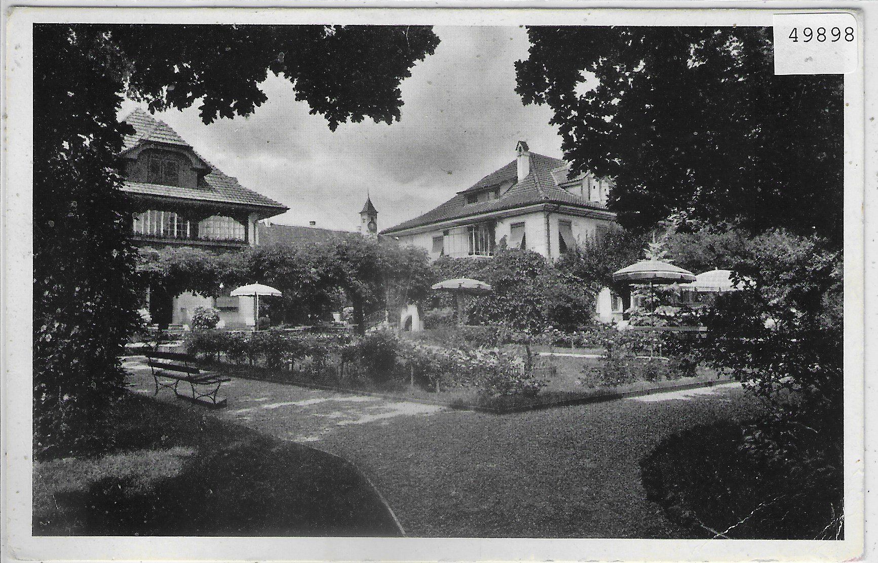 Cartoline postali: Hotel Kurhaus Worbenbad – Usato da Ettingen venduto da Kartenplanet
