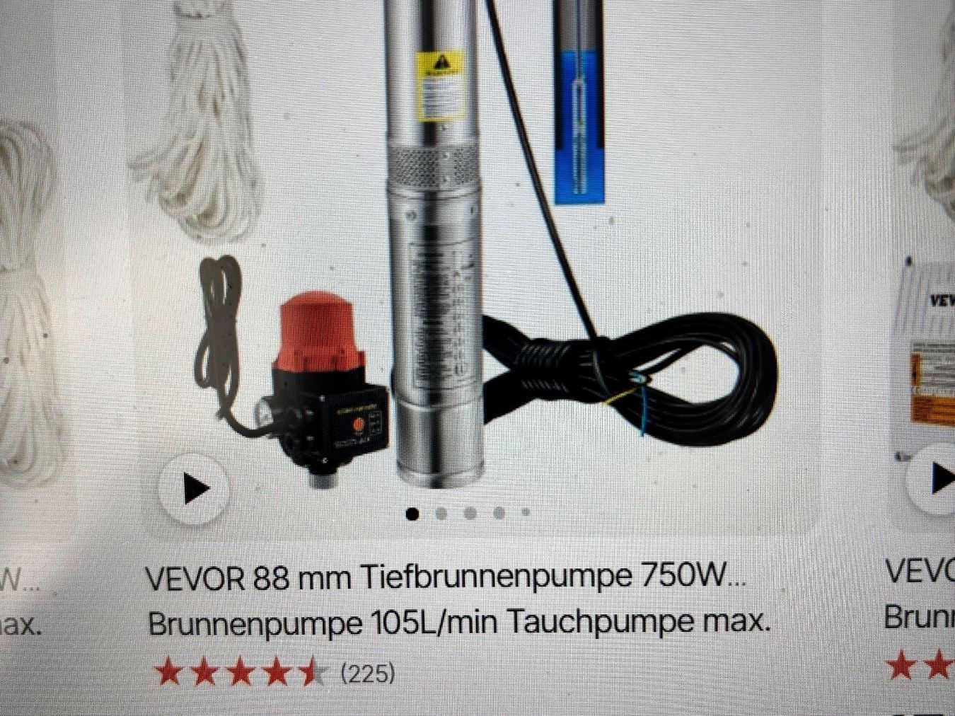 Pumpen & Teile: Tiefbrunnenpumpe – Neu und originalverpackt aus Diepflingen von han_9dvk