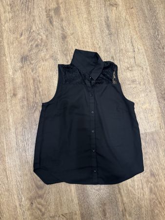 Schwarze Damenbluse