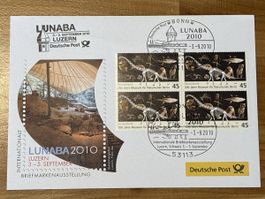 Ersttagsbrief von Lunaba 2010 / Briefmarken Ausstellung