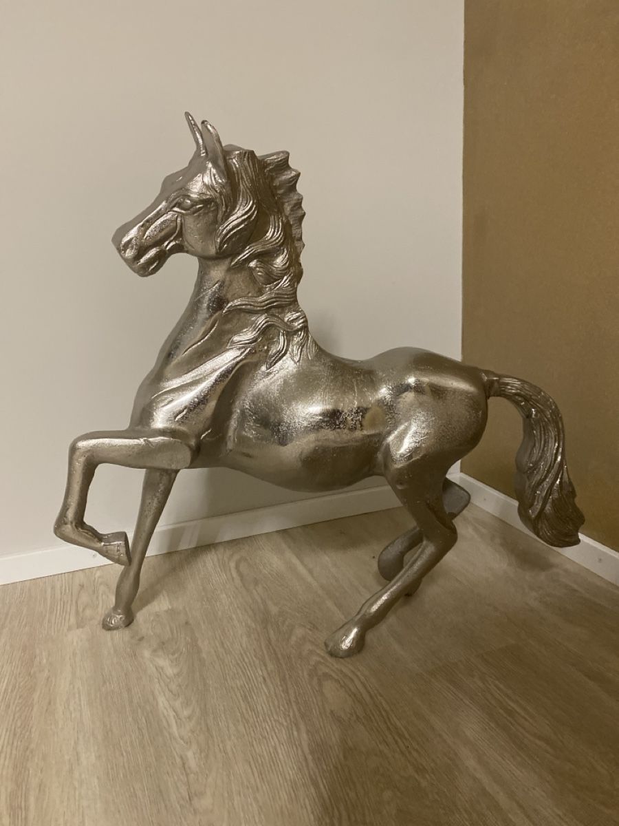 Sculture & Statue: Pferde Figur Silber – Nuovo (secondo la descrizione) da Wolfwil venduto da ISAsShop