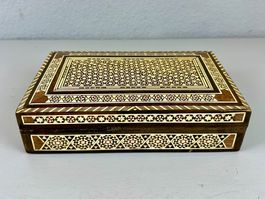 ♦️ HOLZSCHATULLE “INTARSIEN” #2 AB 1.- !!!