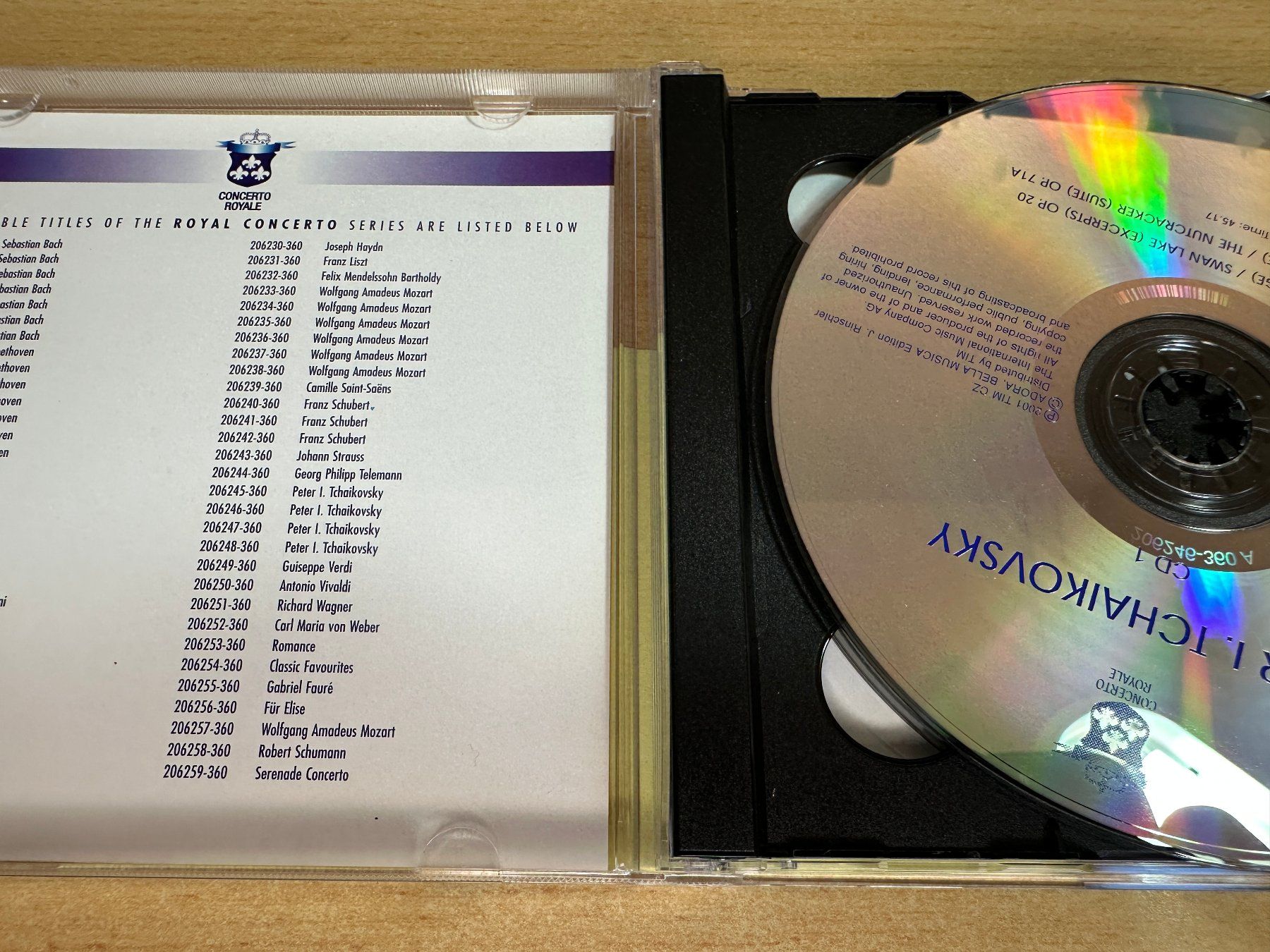 CD: K0 Tchaikovsky Swan Lake The Nutcracker Capriccio - 3 CD – Usato da Rikon im Tösstal venduto da Alpenmutz 4