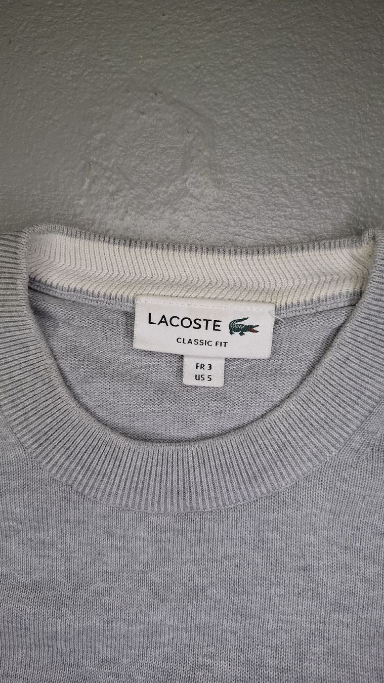 Lacoste Maglioni & Felpe: Pull Lacoste gris, taille S, parfait pour l'automne ! – Usato da Le Landeron venduto da rue_k9kg 2