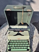 Machine à écrire Hermes Media avec valise de transport
