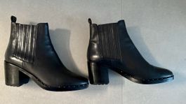 Schwarze Paul Kehl Leder Stiefeletten, Gr. 38.5-39