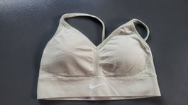 Nike sport-bh dryfit S grünlich