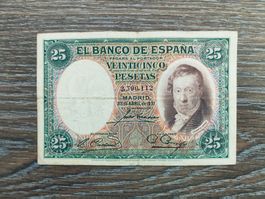 Spanien 25 Pesetas 1931 !!!!!