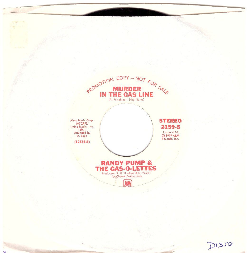 Dischi in vinile: RANDY PUMP & THE GAS-O-LETTES – Usato da Bassersdorf venduto da house-of-vinyl