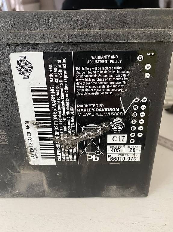 Batterien: Batterie Harley Davidson – Gebraucht aus Ponts-de-Martel von F_Marti 1