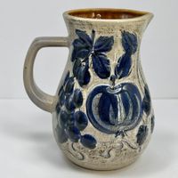 Vase Scheurich 419-18 en céramique, Allemagne de l'Ouest 50s