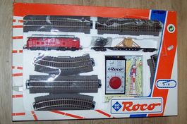 Roco H0 DB Startset mit Diesellok, G-Wagen, Gleise, Trafo
