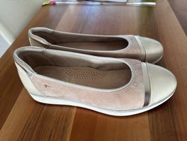 Tamaris Comfort Wide Fit Schuhe Gr. 40 Leder Neuwertig