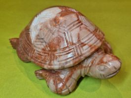 Schildkröte aus  Marmor, Symbol für Stabilität!