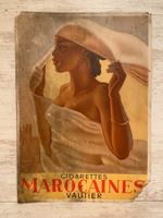 Plakat Marocaines Cigarettes Vautier ca. 1938 René Martin